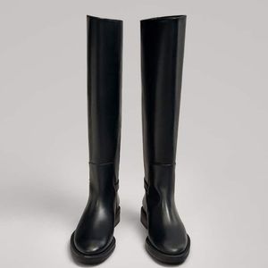 Massimo Dutti leather boots, Eur 40
